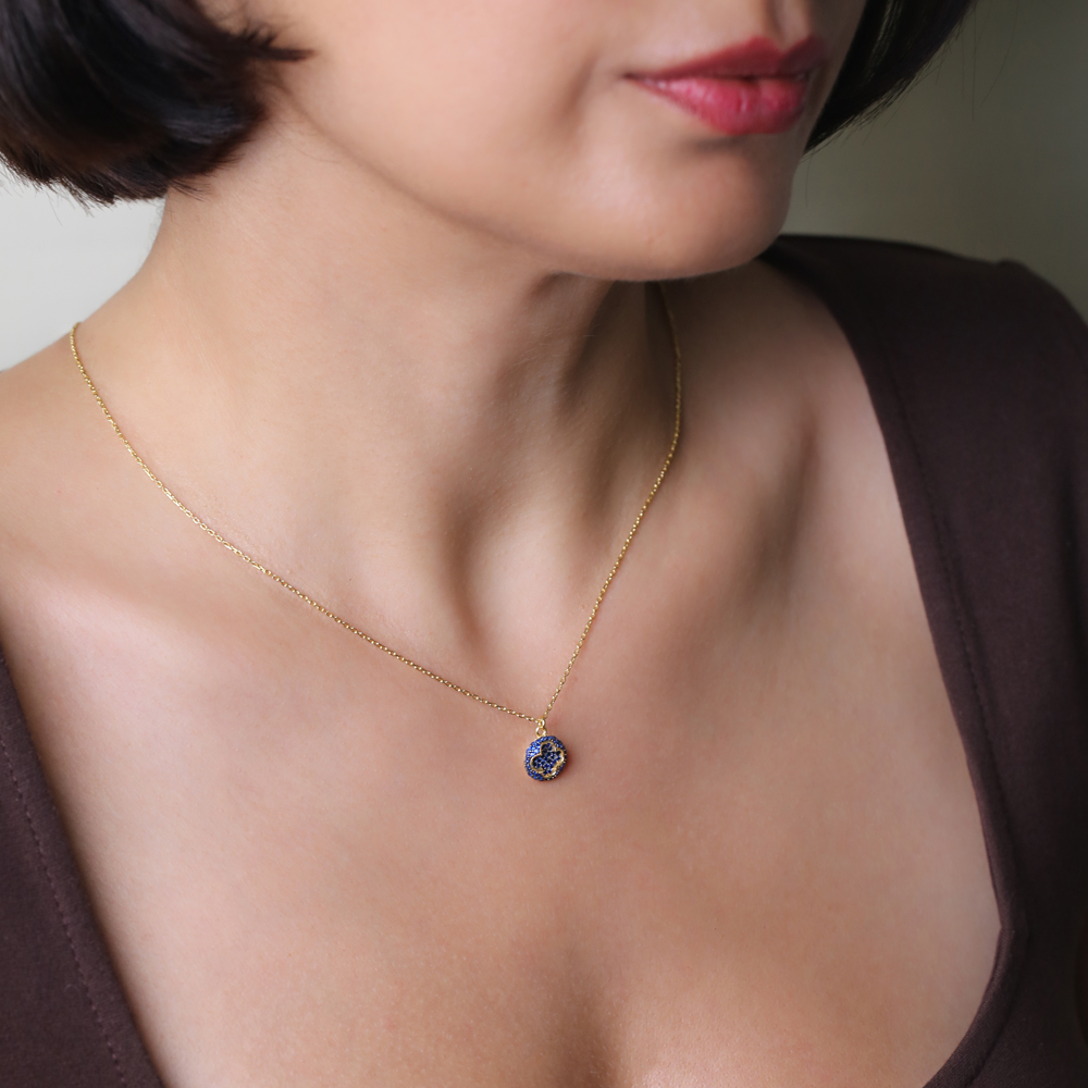 Trendy Clover Design Turkish Wholesale 925 Sterling Silver Jewelry Pendant