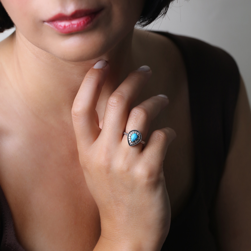 Ottoman Desing Wholesale Handcrafted Authentic Silver Ring
