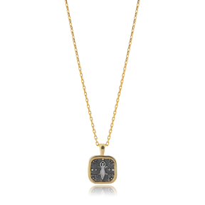 Cybele Design 925 Silver Charm Necklace