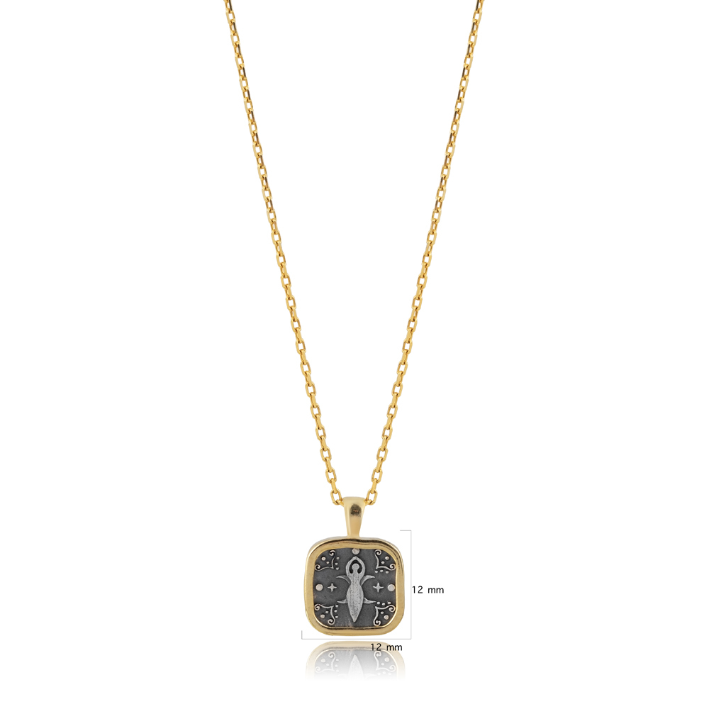Cybele Design 925 Silver Charm Necklace