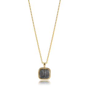 Egyptian Nefertiti Design 925 Charm Necklace