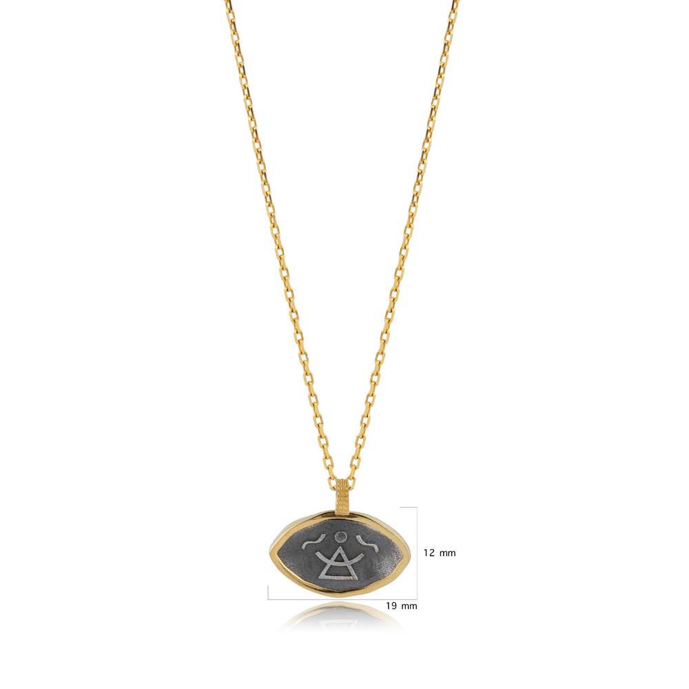 Goddess Symbol Design Charm Necklace