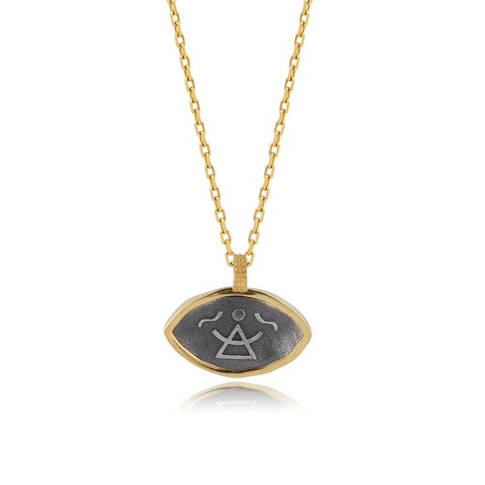 Goddess Symbol Design Charm Necklace