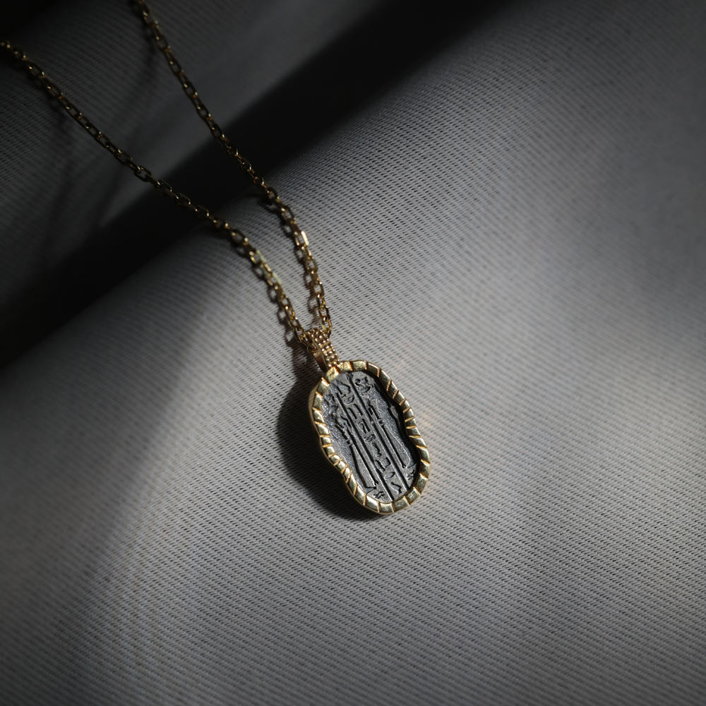 Anubis Symbol Design Charm Necklace