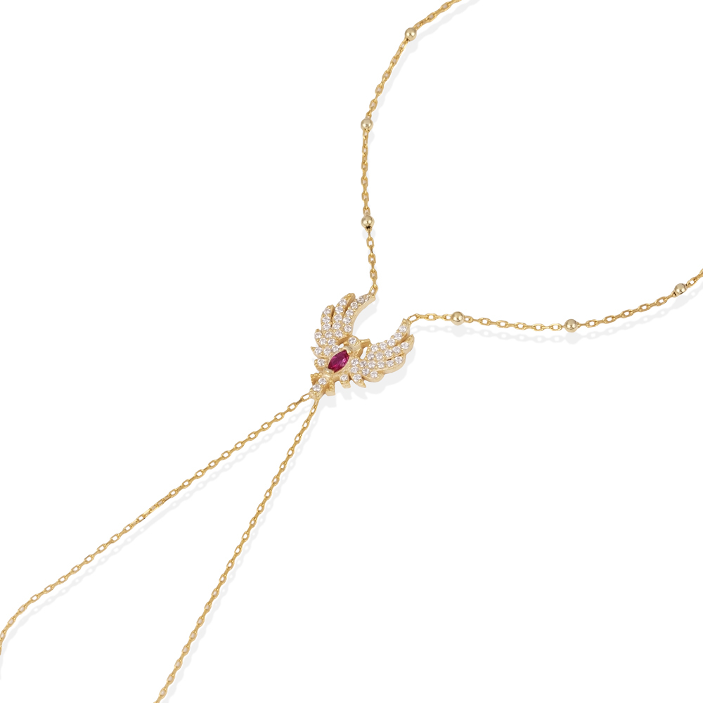 Phoenix Design Ruby CZ Slave Bracelet