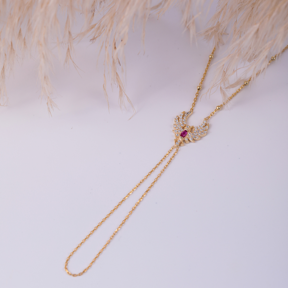 Phoenix Design Ruby CZ Slave Bracelet