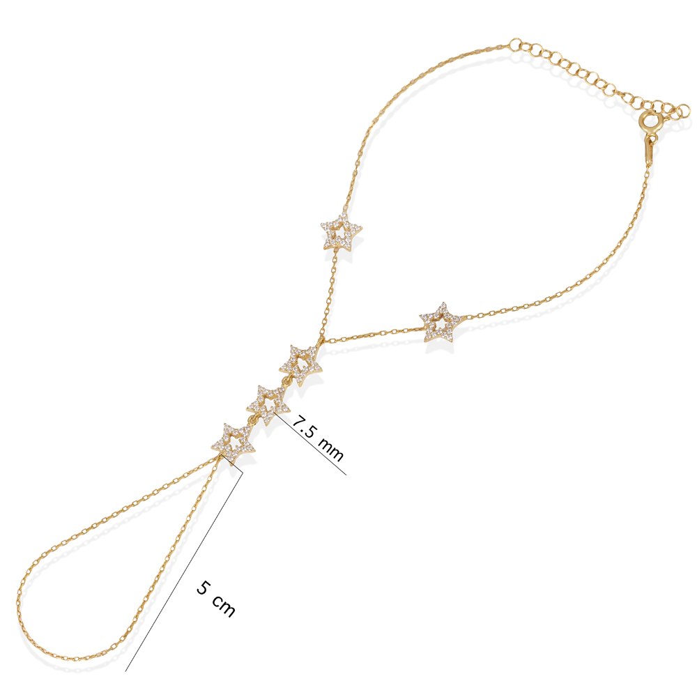 Five Star Design CZ Slave Bracelet