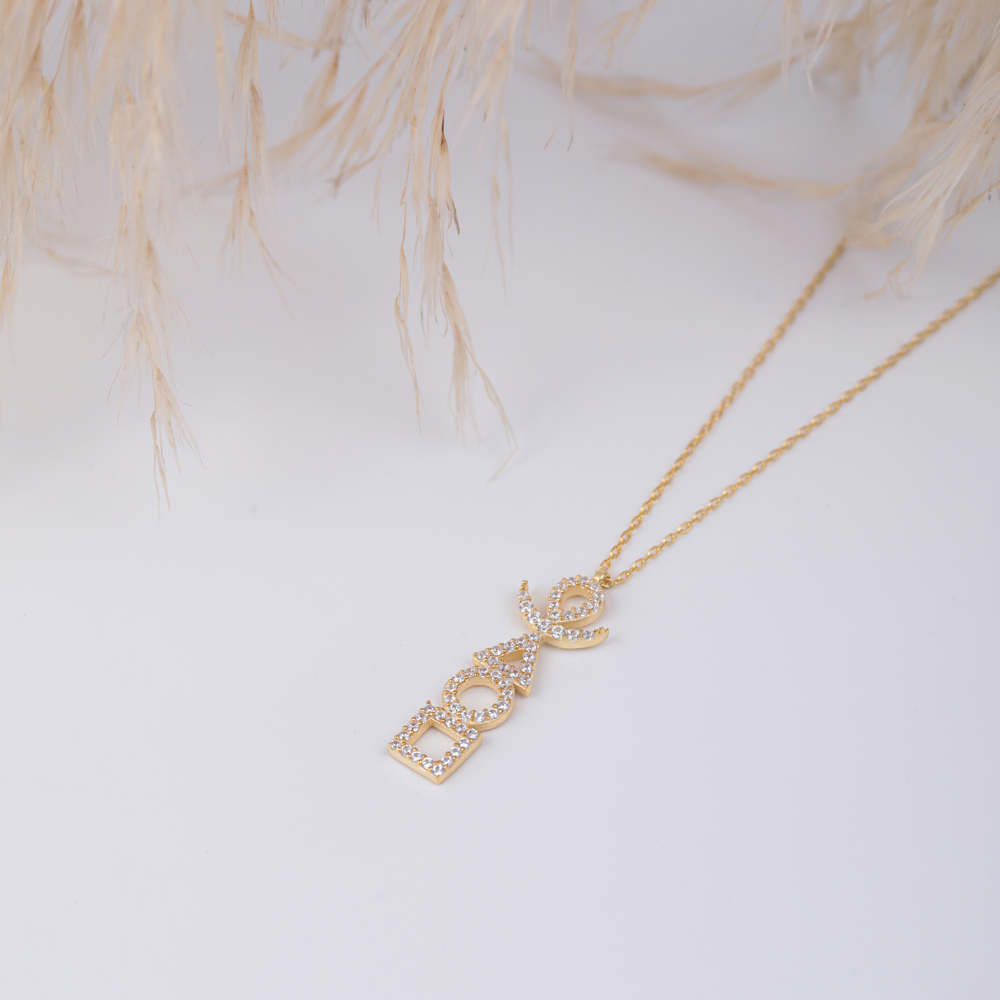 Four Elements Design CZ Charm Necklace