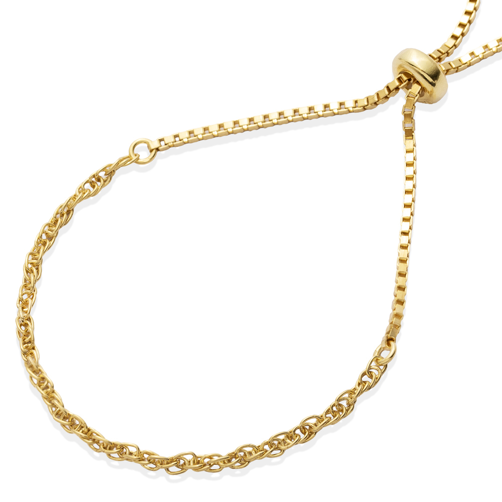Twist Rope Design 925 Silver Chain Bracelet