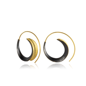 Wholesale Matte 925 Silver Hoops Earrings