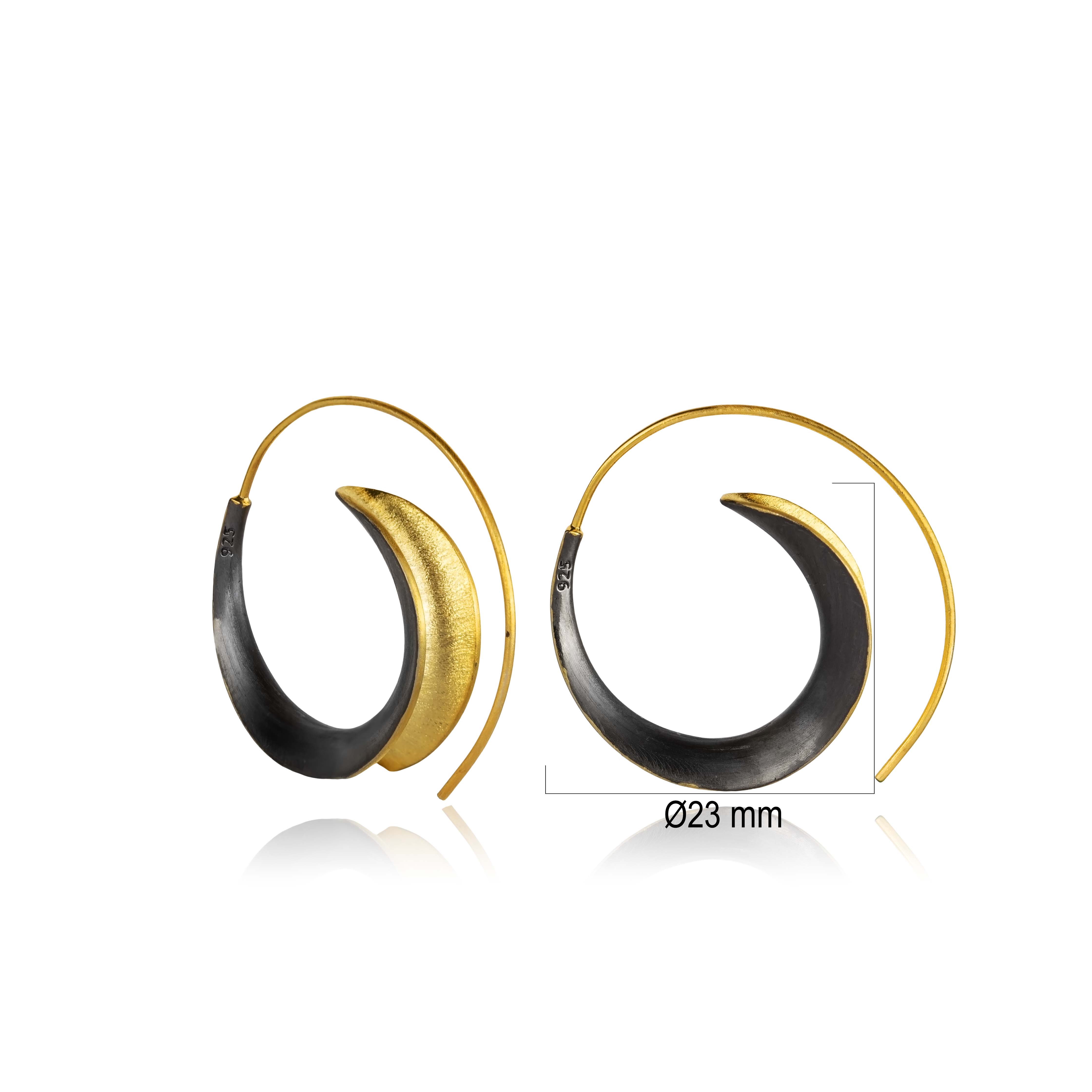Wholesale Matte 925 Silver Hoops Earrings