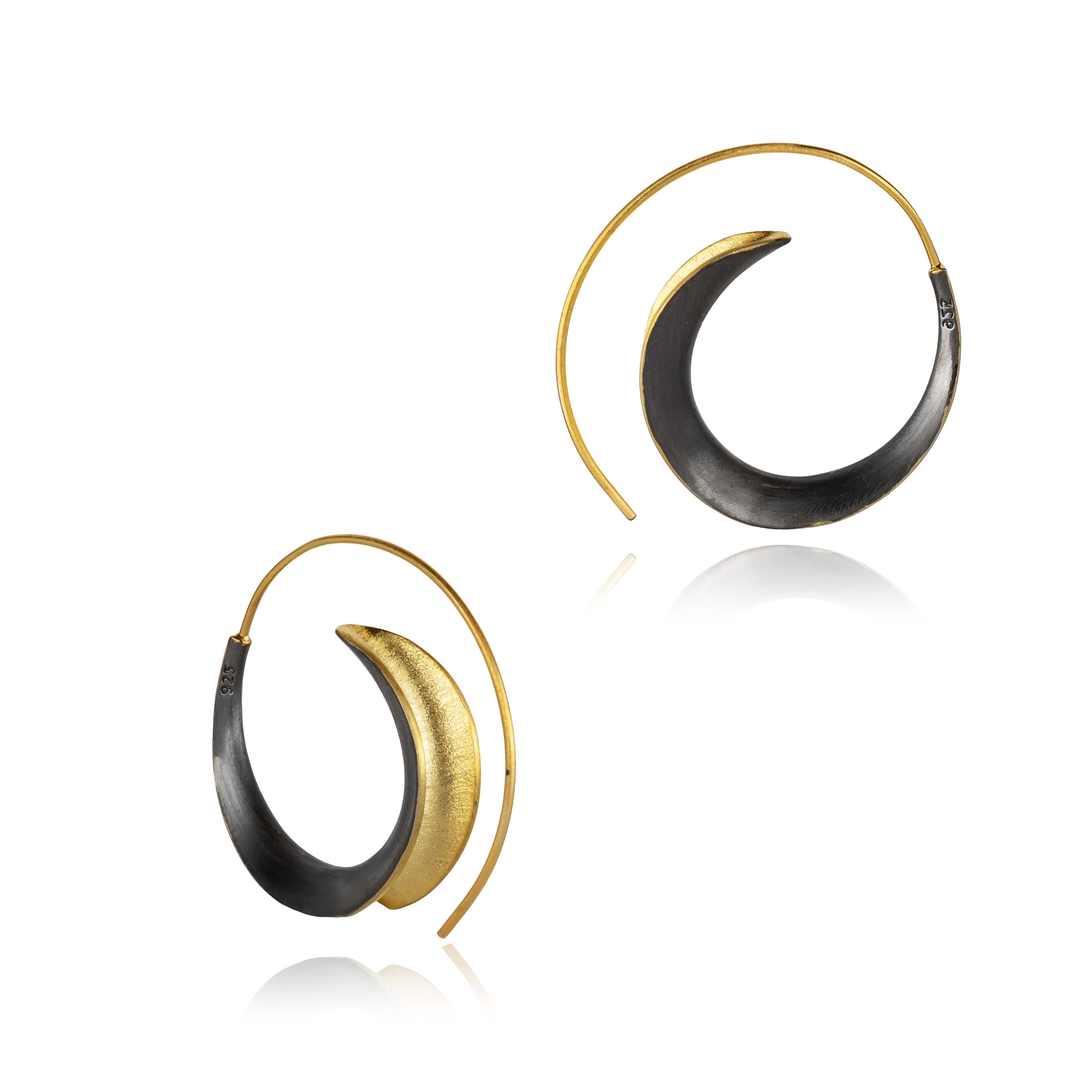 Wholesale Matte 925 Silver Hoops Earrings
