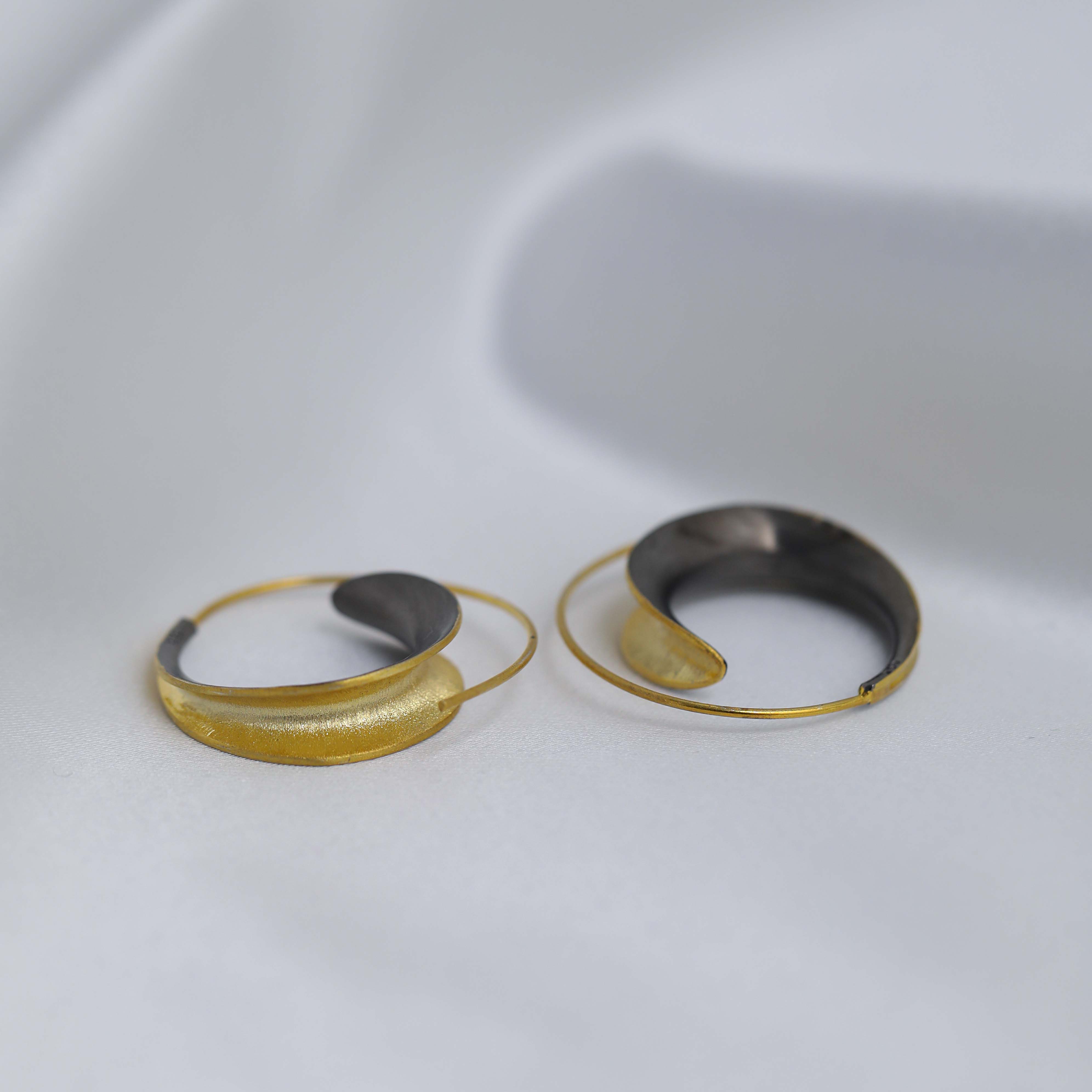 Wholesale Matte 925 Silver Hoops Earrings
