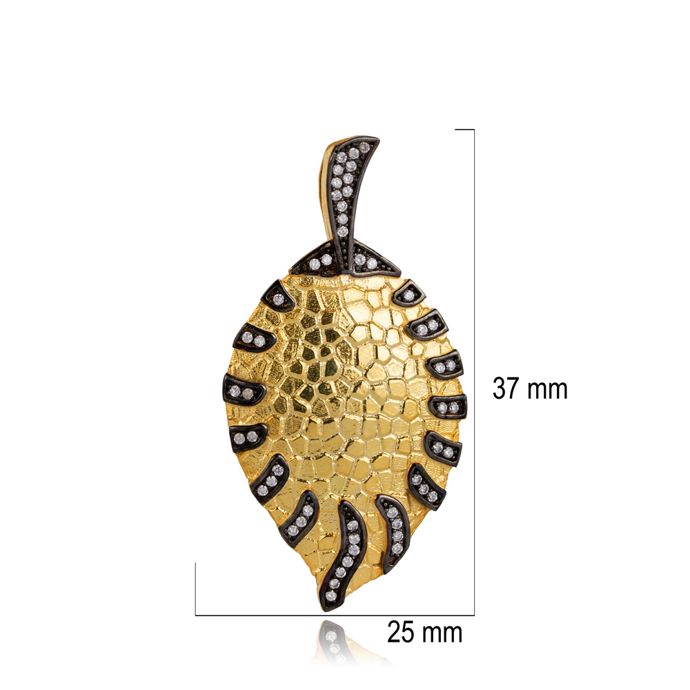 Exotic Pattern Design 925 Vintage Pendant Charm