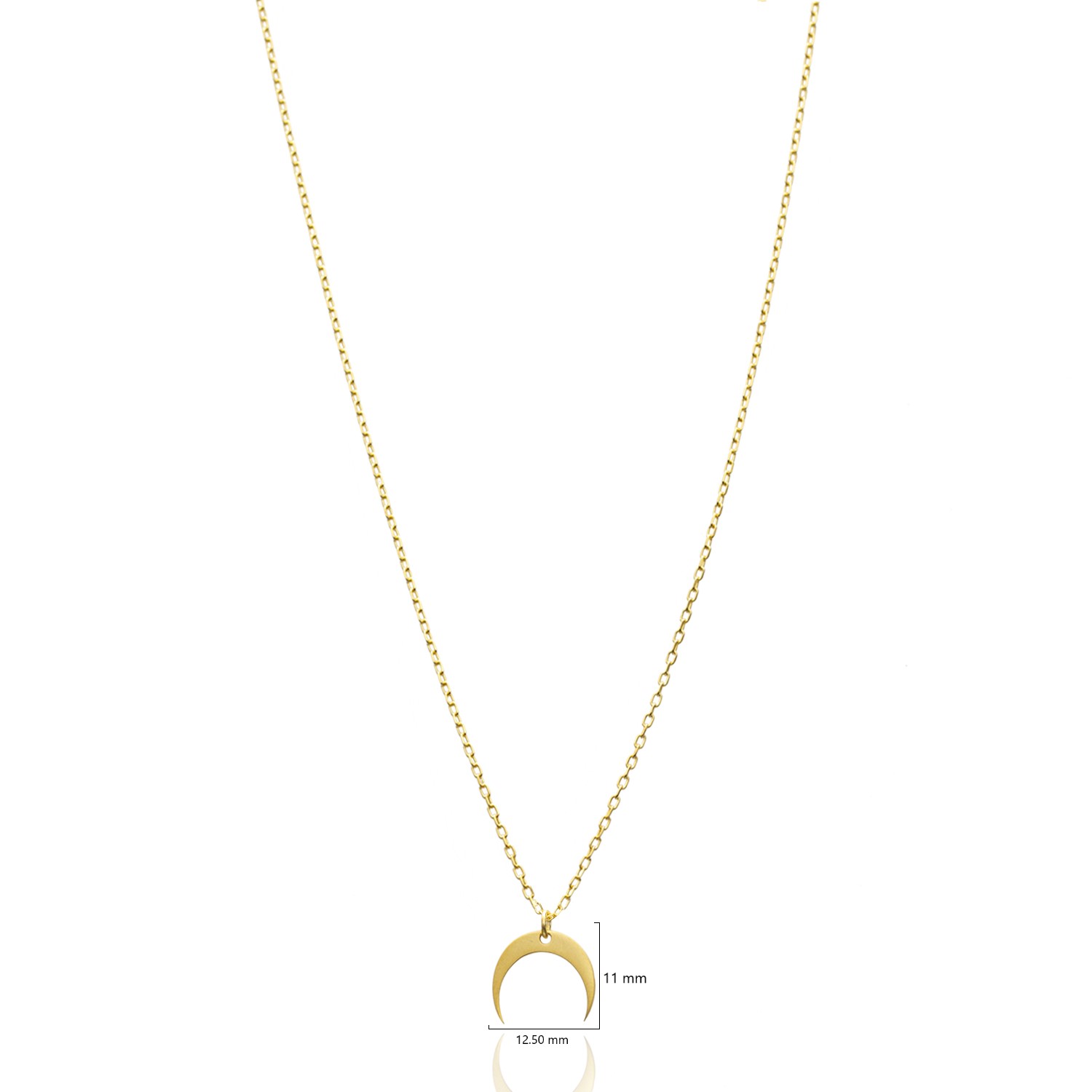 Wholesale 925 Silver Moon Necklace