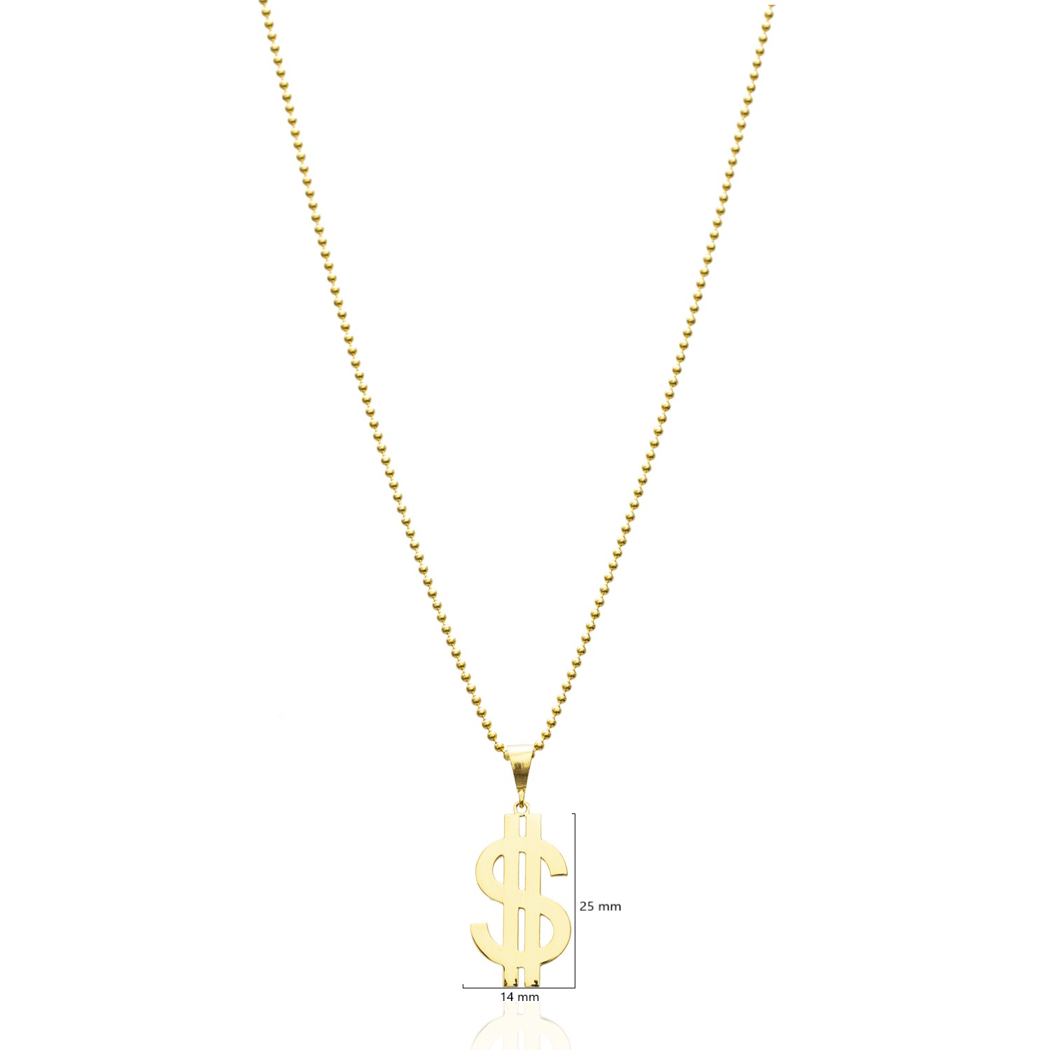 Wholesale 925 Silver Dollar Necklace