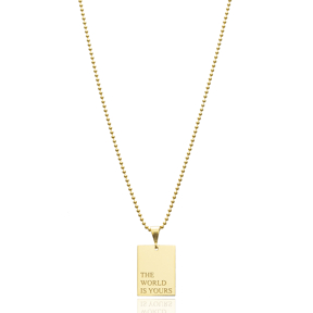 Wholesale Turkish 925 Silver Tag Necklace