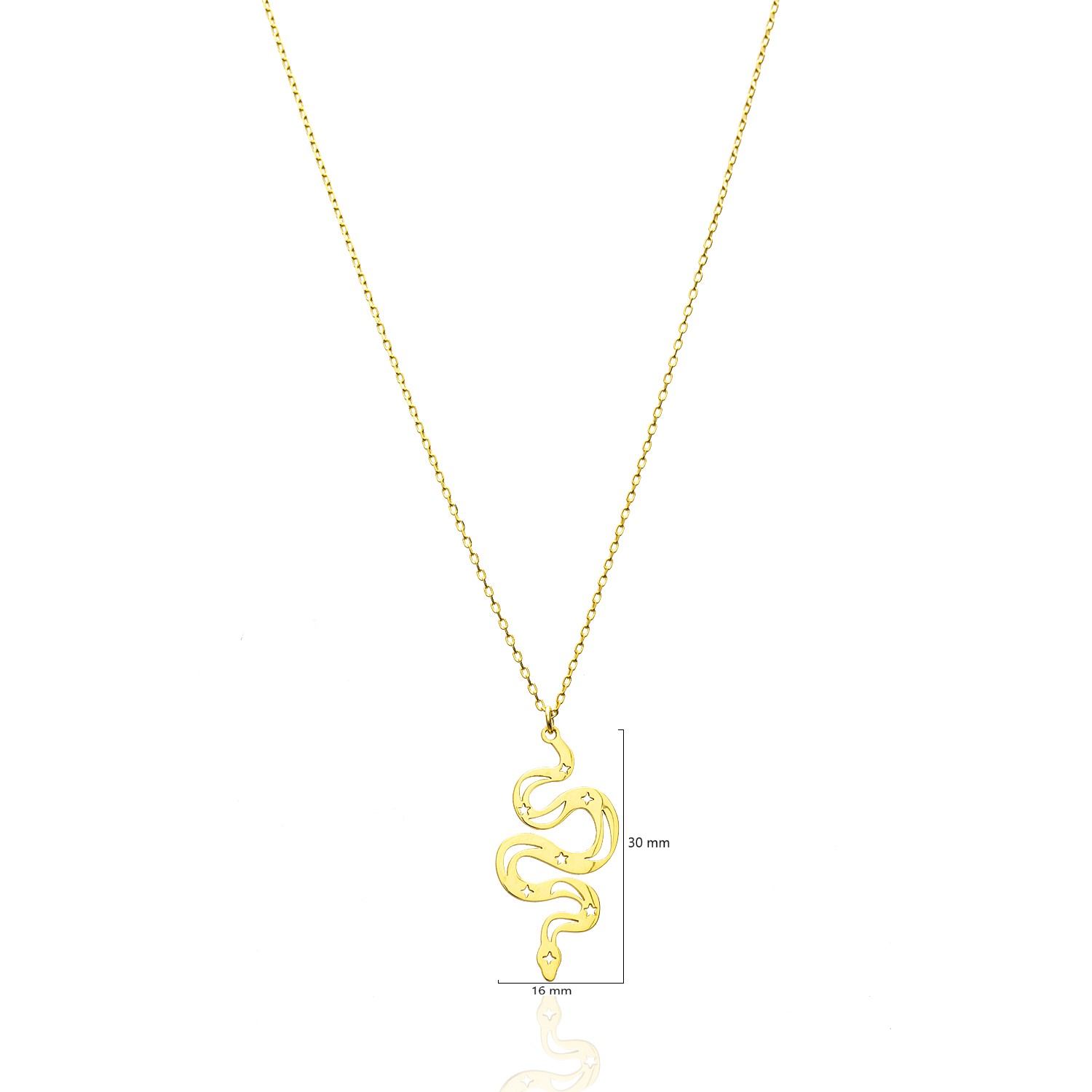 Wholesale 925 Silver Snake Pendant Necklace
