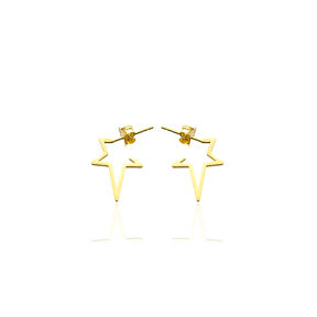 Turkish Wholesale 925 Silver Star Earrings
