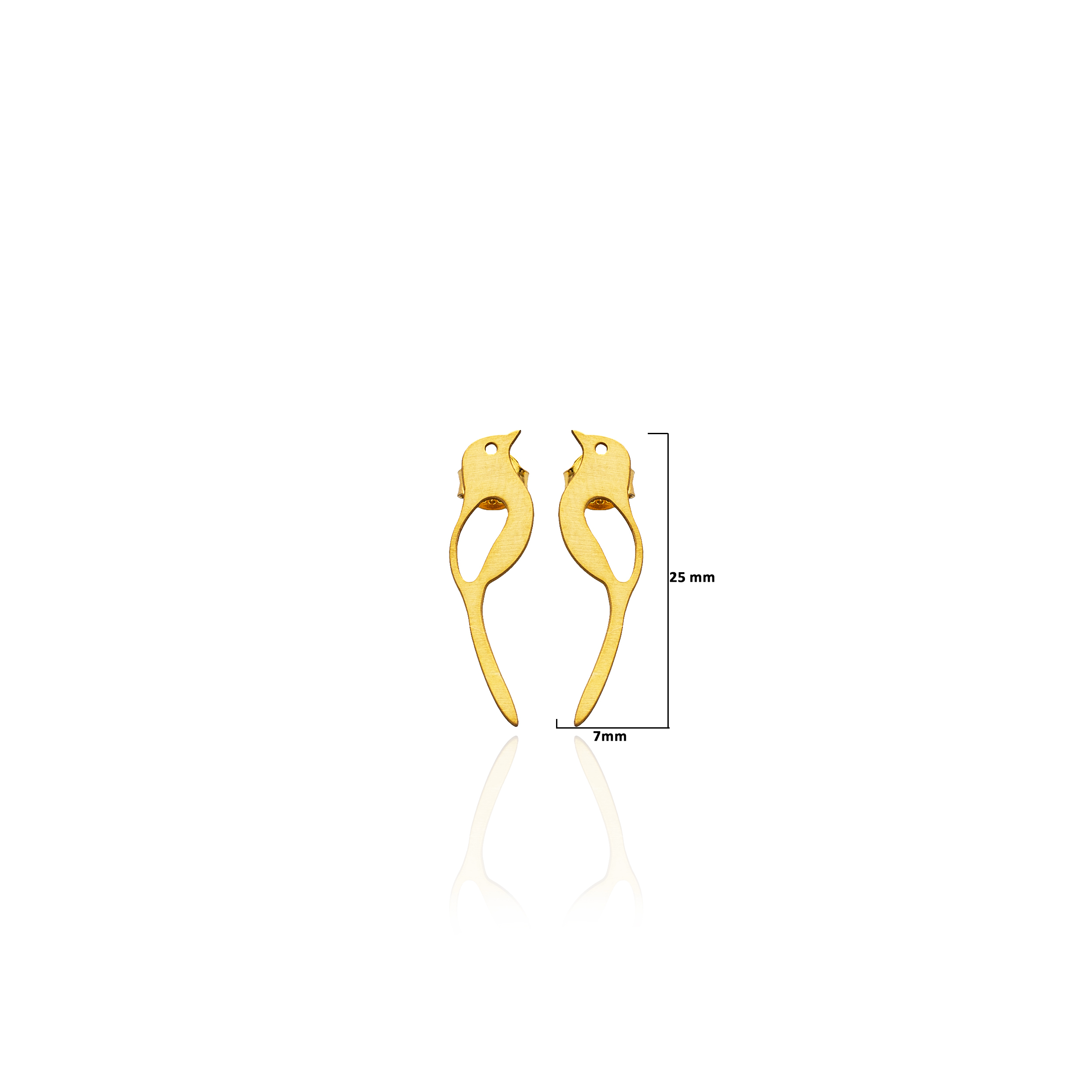 Turkish Handmade Silver Bird Earrings