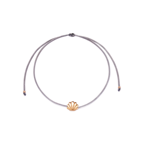 Grey Color Fine Seashell Design Adjustable Knitting Bracelet Turkish Wholesale Handmade 925 Sterling Silver