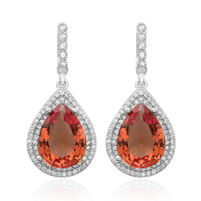 New Fashion Zultanite Stone Drop Earrings Turkish Wholesale 925 Sterling Silver Jewelry