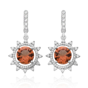 Elegant Design Zultanite Stone Earrings Turkish Wholesale 925 Sterling Silver Jewelry