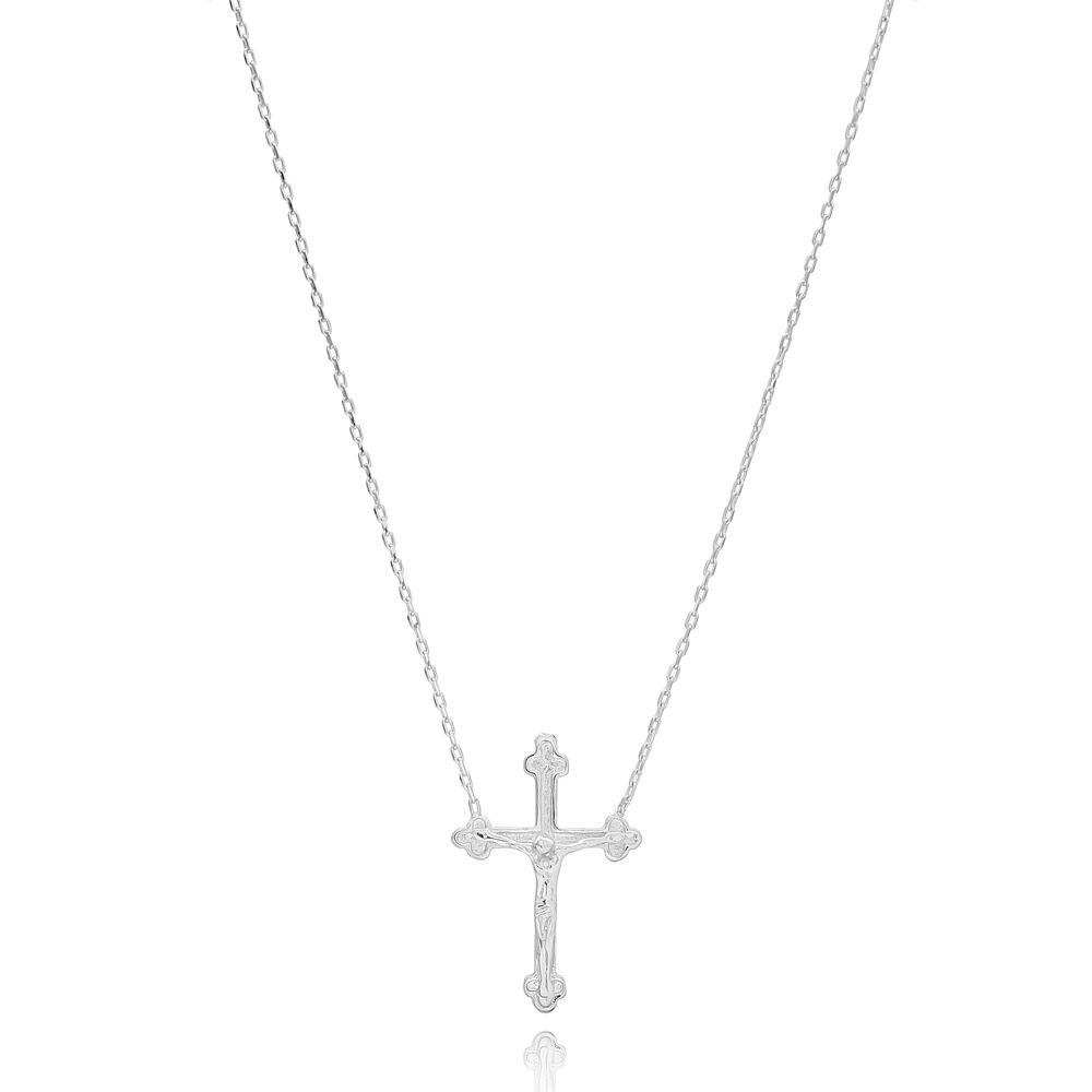 Crucifixion of Jesus Necklace Turkish Wholesale Handcrafted Necklace 925 Silver Sterling Jewelry