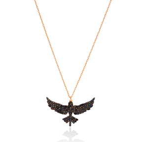 Phoenix Bird Pendant Turkish Wholesale 925 Sterling Silver Jewelry