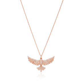 Phoenix Bird Pendant Turkish Wholesale Handcrafted 925 Sterling Silver Jewelry
