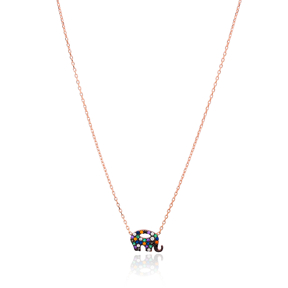 Delicate Elephant Design Pendant Wholesale Handcrafted 925 Sterling Silver Jewelry