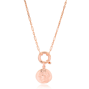 Medallion Design Pendant Turkish Wholesale 925 Sterling Silver Jewelry