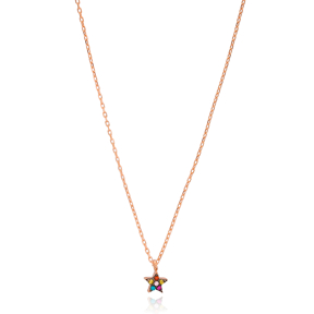 Tiny Star Pendant Turkish Wholesale 925 Sterling Silver Jewelry