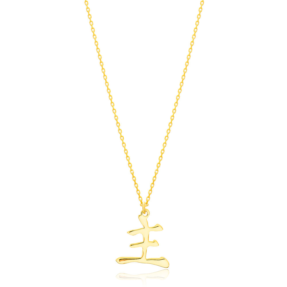Japanese Master Kanji Symbol Design Wholesale Handmade 925 Silver Sterling Necklace