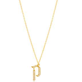Kuf Letter Hebrew Alphabet Design Wholesale Handmade 925 Silver Sterling Necklace