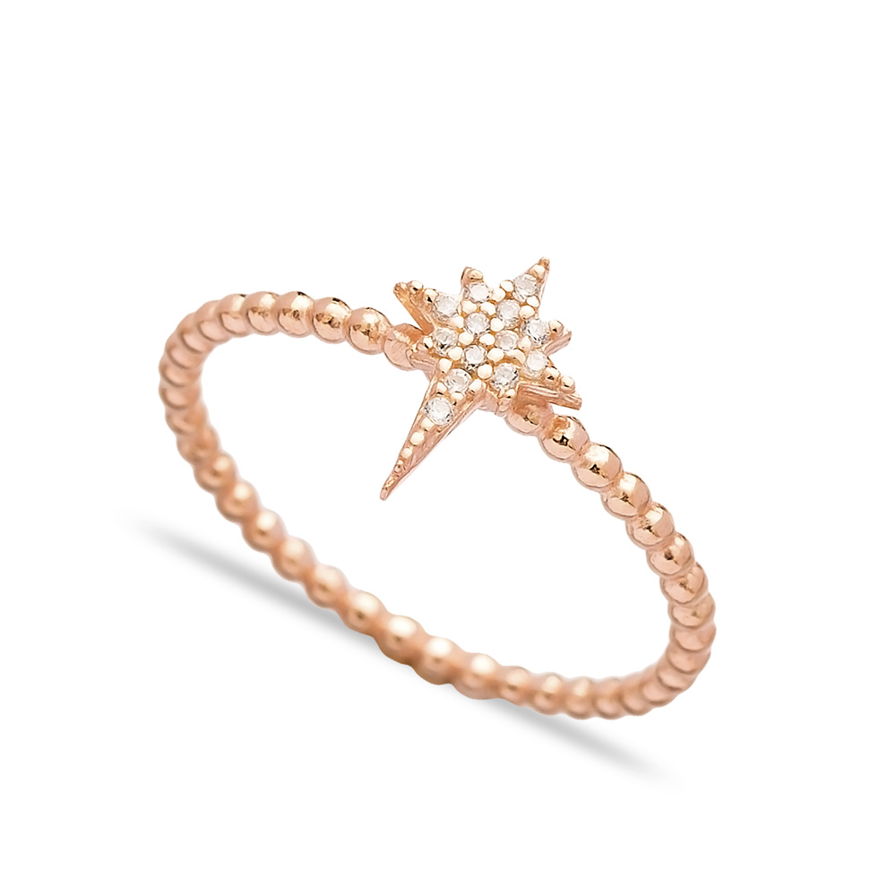 Pole Star Design Ring Wholesale Handmade 925 Sterling Silver Jewelry