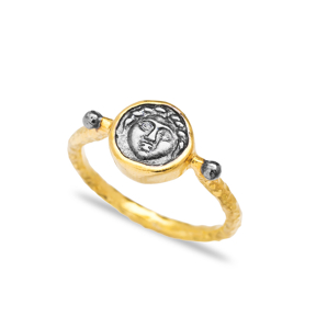 Medallion Vintage Ring Wholesale Handmade 925 Silver Sterling Jewelry