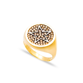 Star Emblem Ring Wholesale Handcrafted 925 Sterling Silver Jewelry