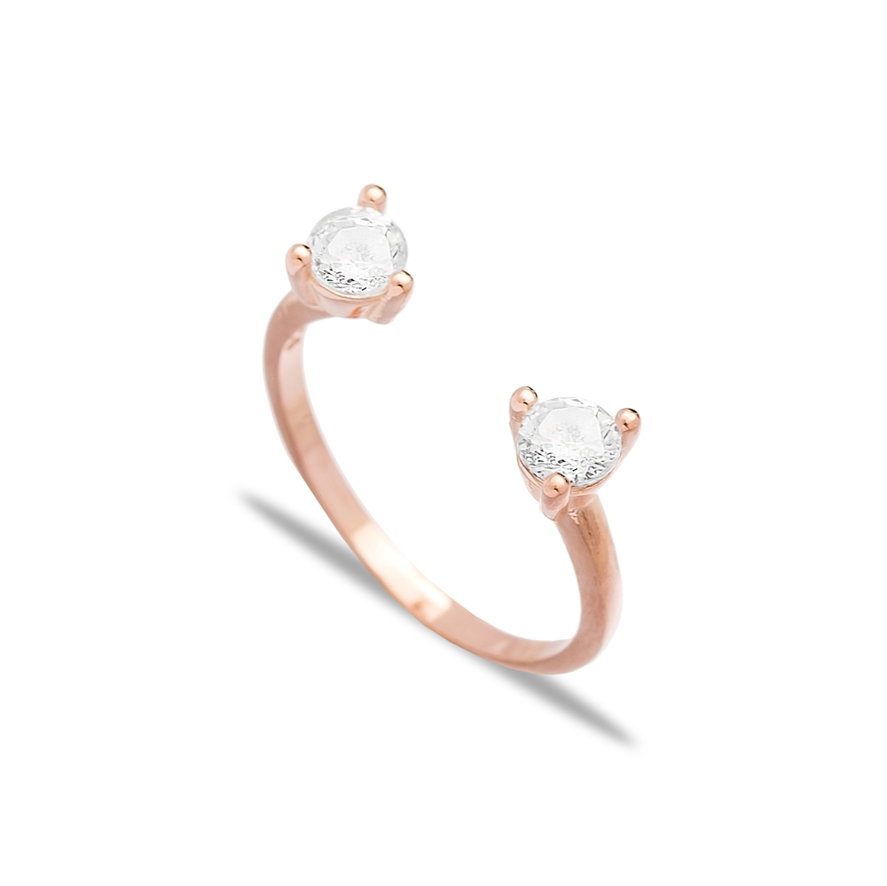Fashionable Elegant Design Adjustable Ring Wholesale 925 Silver Sterling Jewelry