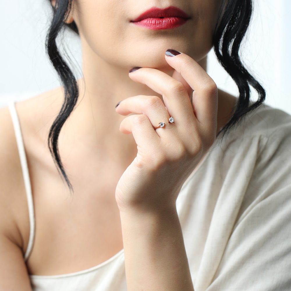 Fashionable Elegant Design Adjustable Ring Wholesale 925 Silver Sterling Jewelry