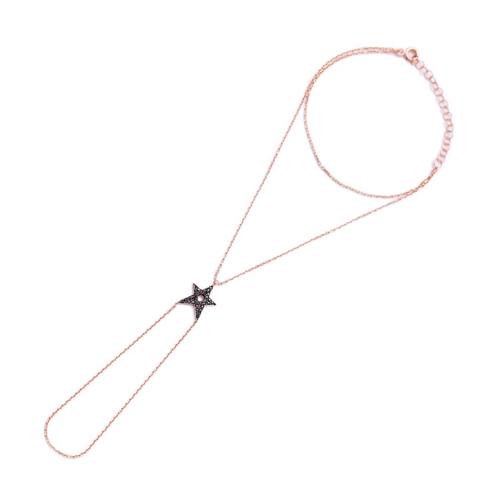 Wholesale Handmade 925 Silver Sterling Star Design Slave Bracelet
