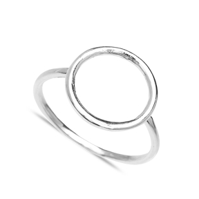 Round Hollow Design Wholesale Handcrafted Silver Ring