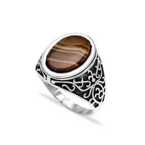 Tigereye Authentic Men Ring Wholesale Handmade 925 Sterling Silver