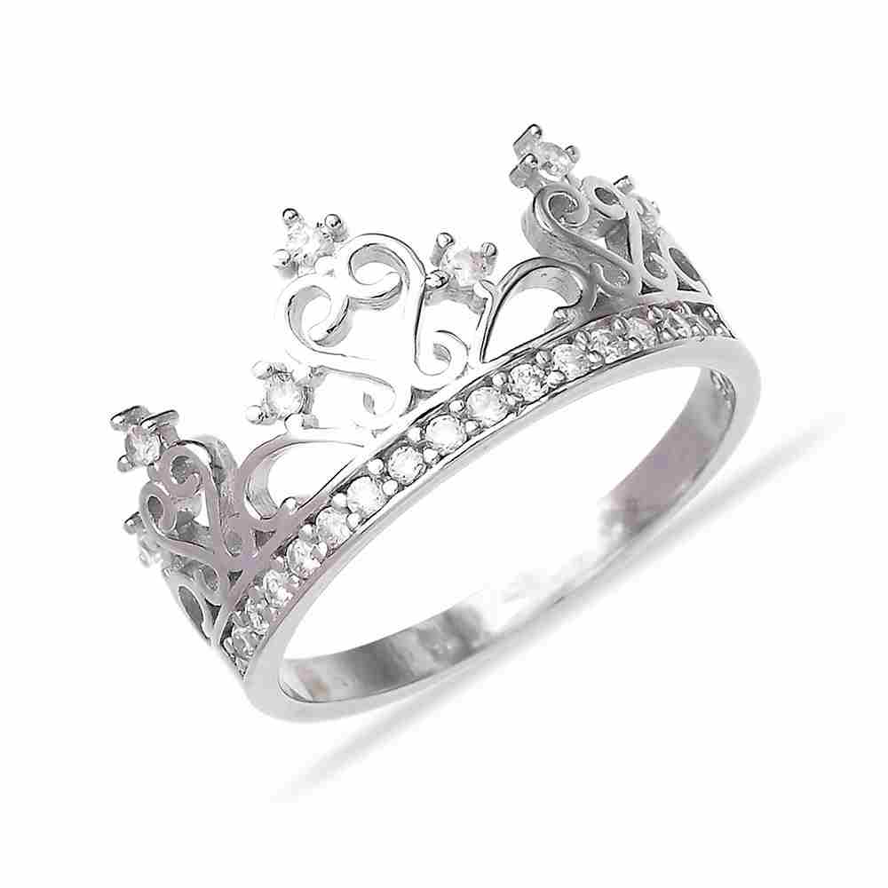 Turkish Wholesale Handcrafted Crown Silver Ring