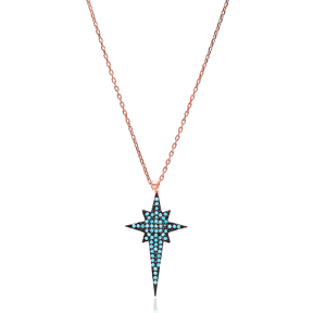 Nano Turquoise Turkish Wholesale Silver North Star Pendant